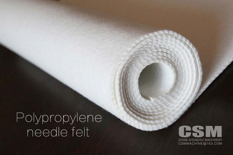 Polypropylene needle felt